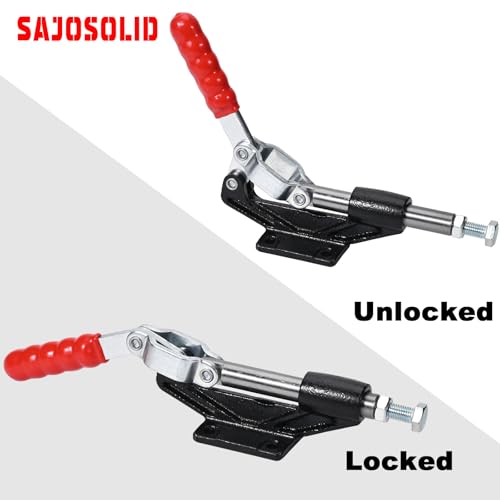 1-Pack, 304H Push Pull Toggle Clamp, 1,499 lb Holding Capacity - style: 304H,1PK