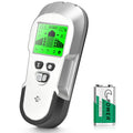 Stud Finder - Stud Finder Wall Scanner 6 in 1 Scanner Sensor Beam Finder with Upgraded Smart Sensor HD LCD Display for The Center and Edge of Wood, AC Wire, Metal and Studs Detection (Silver)