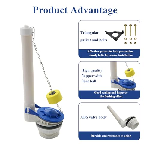 2-Inch Toilet Flush Valve Replacement Kit, For Kohler 85406