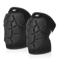 HiRui Flexible Knee Pads for Wrestling with Thick EVA Foam Padding | Anti-Slip Adjustable Collision Avoidance Knee Brace for Men Women Kids Dancers Volleyball Basketball Gardening (Black, X-Large) - size: X-Large