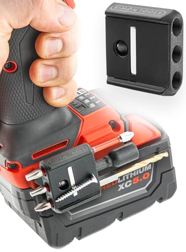 Simon Tools Magnetic Bit Holder for Drill and Impact Driver | Universal Drill Bit Holder and Impact Bit Holder | Compatible with Milwaukee M18, DeWalt, Ryobi, Makita