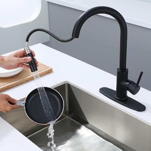 TIORIY Kitchen Faucet Head Replacement Metal, Pull Down Spray Head with 15 Adapters for Kitchen Faucet, 2 Function Kitchen Sink Spray Nozzle, Stainless Steel, Oil Rubbed Bronze - color: Oil Rubbed Bronze