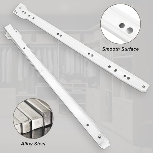 Litoexpe 1 Pair 16" Drawer Slides with Screws - size: 16 Inch