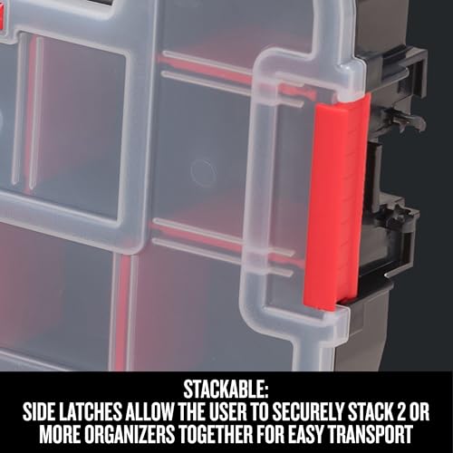 CRAFTSMAN 10-Compartment Small Tool Storage Organizer, Plastic (CMST14021) - size: 1 Count (Pack of 1), style: Small Organizer