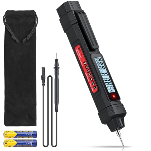 Neoteck 4000 Counts 2 in 1 Pen Type Digital Multimeter Voltage Tester - color: Black, size: 4000 Counts