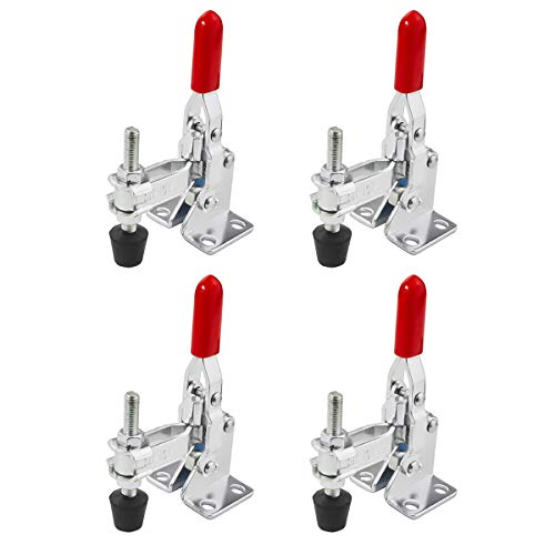 4 Pack Toggle Clamps Latch Vertical Quick-Release Toggle Clamp Antislip Holding Capacity:110 lbs Tool 101-A - style: 101A, 4PK