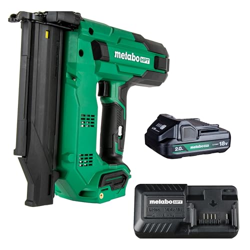 Metabo HPT Brad Nailer, 18 Gauge Cordless, 18V Kit, NT1850DG - style: NT1850DG - Includes Battery and Charger