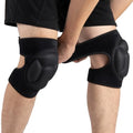 Knee Pads Men/Women for Gardening 20mm EVA Foam,Adult knee pads for Cleaning Construction Work Volleyball, Football Dance, Adjustable Straps Non-Slip Straps (Black)