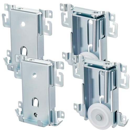 Therwen 4 Pcs 1-7/16 Inch Sliding Mirror Closet Door Roller Replacement