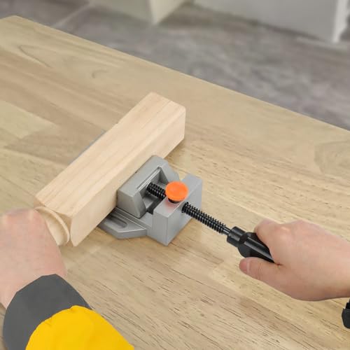 Hoteche 2.5-Inch Quick Release Drill Press Vise, Bench Vise Clamp for Drilling Machine, Portable Rapid Adjust Milling Vice, Heavy Duty Tabletop Fastener for Precision DIY Woodworking & Crafts - size: 2.5-Icnh Quick Release