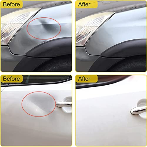 LadyRosian 23PCS Dent Repair Rods Tools Paintless Dent Repair Stainless Steel Kits with S-Hook for Car Auto Dents Hail Damage Removal Set - color: Rod B