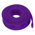 uxcell Expandable Sleeving, 1 1/2-inch 25ft Cable Sleeve, Purple - color: Purple, size: 1 1/2-inch x 25ft