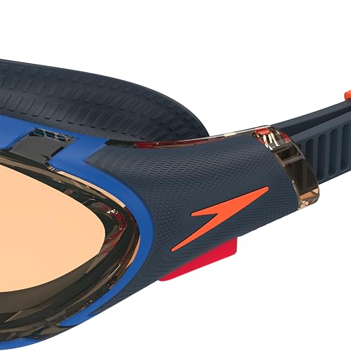Speedo Unisex-Adult Swim Goggle Biofuse 2.0 - color: Turkish Sea/Amber
