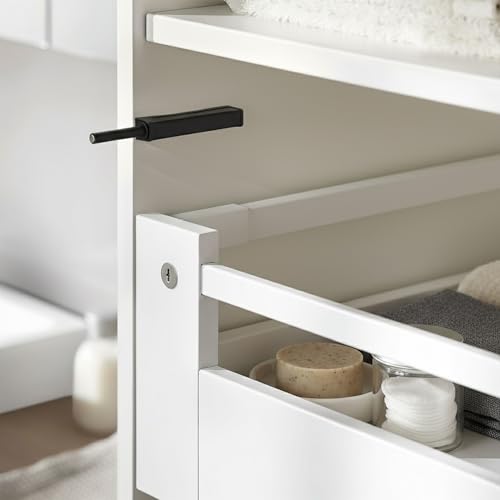 Black Push-to-Open Style Touch Latch — Screw-Mount for Self-Closing Hinges, Cabinet Doors, Soft Close Magnetic Latches, On Cabinets Hardware (Replace for Blum Tip Systems)