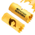 Geinxurn 7/8 Inch(22mm) Hole Saw, 2PCS HSS Bi-Metal Hole Saw Kit with Shark Tooth Hole Cutter for Wood,Drywall, PVC Boards and Thin Metal - color: 2 PCS 7/8"