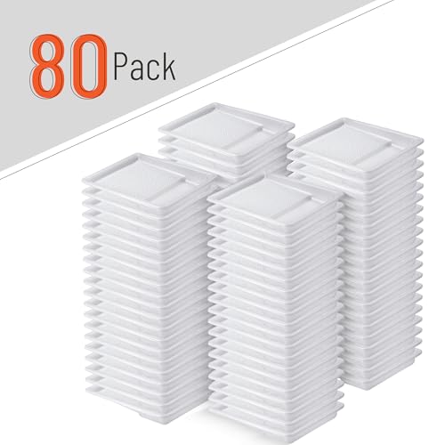 Bates- Paint Tray Liner, 9 Inch, 80 pcs, White Paint Pans Trays - color: White, size: 80 Pack 9 Inch