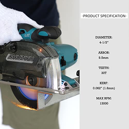 Metal Cutting Mini Circular Saw Blade 4-1/2"(115mm)-30T. - size: 4-1/2" (115mm) Metal