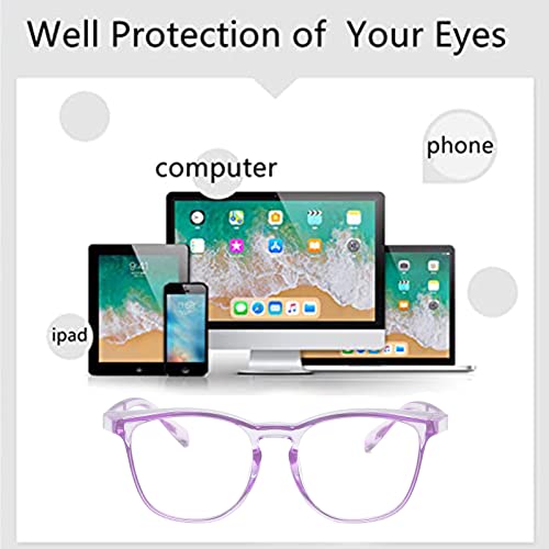 Safety Glasses for Men Women Nurses Anti Fog Stylish Fashion Comfortable Goggles with Side Shields Eye Protection for Adult - color: Purple