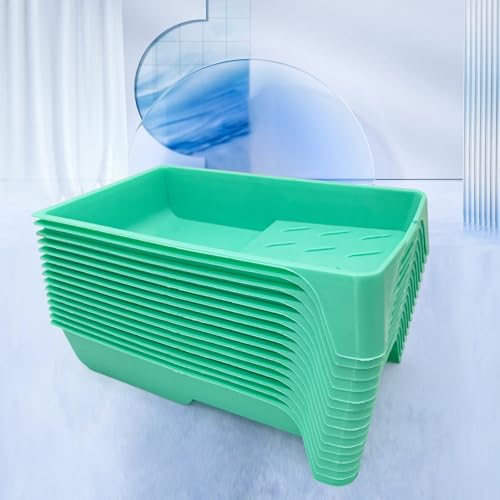 4 Inch Paint Tray, 15 Pack Plastic Paint Roller Tray - size: Paint Tray,15 Pcs