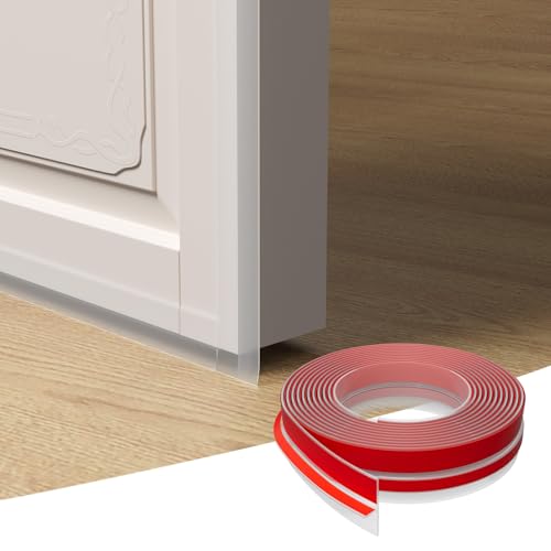 Elvone T-Shaped Weather Stripping Seal, Clear Silicone, 1.37 in x 40 ft - color: Clear, size: 40FTX1.37IN
