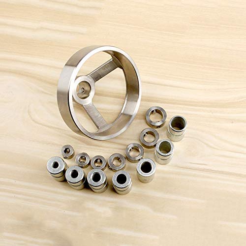 BestTeam Straight Hole Drilling Positioner, 90 Degree Drill Guide 5/6/7/8/9/10/12mm Drill Bit Hole Puncher Locator Jig Stainless Steel Bushing Woodworking Tools (16)