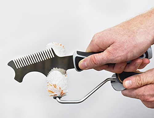 ROLLINGDOG 4 in 1 Paint Brush Comb - color: Metal Brush Roller Cleaner
