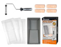 ROLLINGDOG 4 Inch Paint Roller Kit - color: Microfiber Roller With Tray