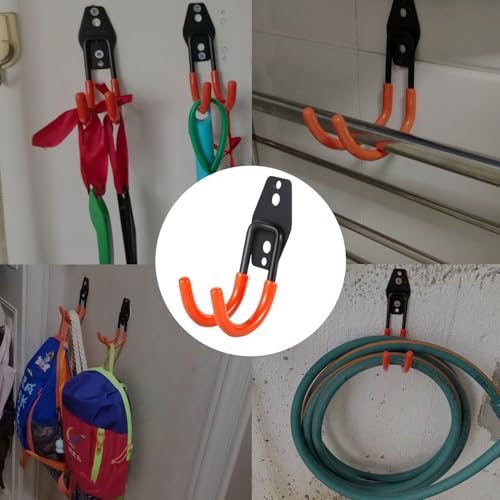 Heavy Duty Garage Storage Hooks 2 Pack Garage Tool Organizer Wall Mount - size: One Size