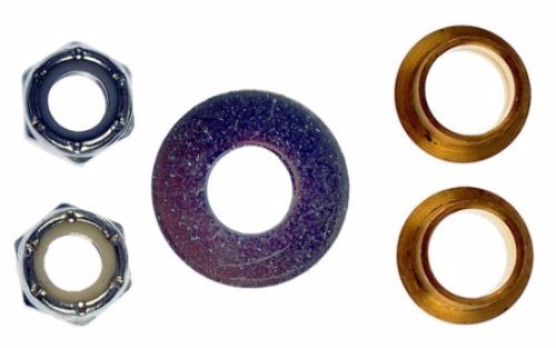 Dorman 38456 Front Driver Side Door Hinge Pin and Bushing Kit (Pack of 2) - size: 1 Count (Pack of 2)