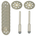 Bivethoi 12 Pack 22mm Mini Diamond Coated Cutting Off Wheels Discs - style: 22mm(12 Pack)
