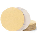 S SATC 30 PCS Sanding Discs Hook and Loop 6 Inch No Hole Aluminum Oxide Sandpaper for Random Orbital Sander Assorted 60 80 100 120 150 180 220 320 400 600 800 1000 Grit - style: No Hole Yellow