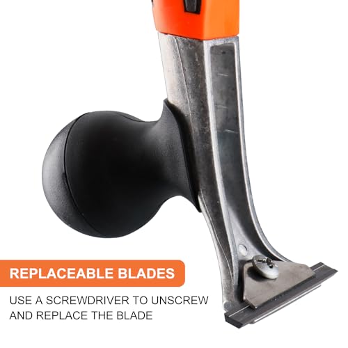 Premium Ergonomic 2.5-Inch Carbide Paint Scraper Tool for Coating Removal