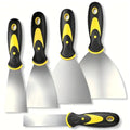 5pcs Putty Knife Scraper Spackle Knife Tool for Repairing Drywall | 1in 2in 3in 4in 5in Putty Knife Scraper Spackle Knife Paint Scraper Tool Rust Resistant for Drywall Removing Wallpaper Mud - size: 1in+2in+3in+4in+5in