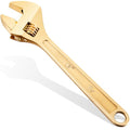 Hicarer 12 Inch Non-Sparking Adjustable Wrench, Aluminum Bronze Tool - size: 12 Inch/ Open Max 40mm