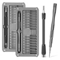 30-in-1 Premium Precision Magnetic Screwdriver Set, Professional Mini Repair Kit for Electronics, Computer, Laptop, PC Building, Phone, Watch & Eyeglass – Alloy Tool Steel Micro Bits - style: 30 in 1