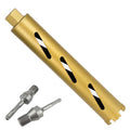 2" Dry Core Drill Bits for Cured Concrete with Rebar Brick Block Masonry etc 13in/330mm Drilling Depth，10mm Diamond Segment Height，2 Adapters - size: 2 inches