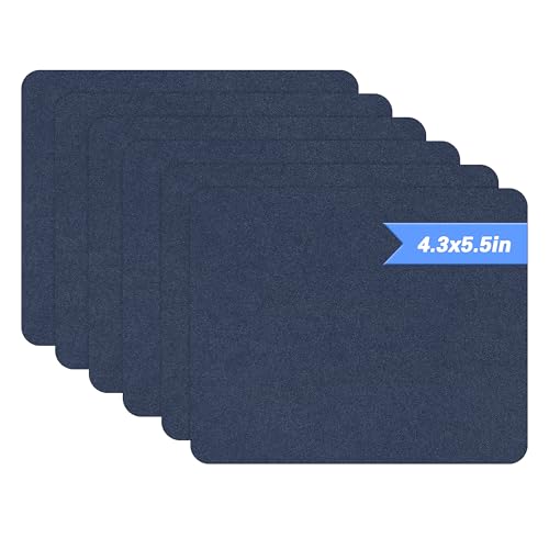 Azobur Sofa Fabric Repair Patch, 6 Piece Microfiber Patches, Self Adhesive Fabric Sofa Patch Repair Fabric, Luxurious Look, Quick Fix Sofa.（Dark Blue） - color: Dark Blue