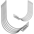 FURHUA 20pcs Black Super Hook Picture Hangers and Office Pack, Drywall Hooks for Hanging Pictures, Wall Hooks, Picture Hangers, Picture Hanging Kit，Hang Art, Clock, Shelves, Mirrors - style: Black