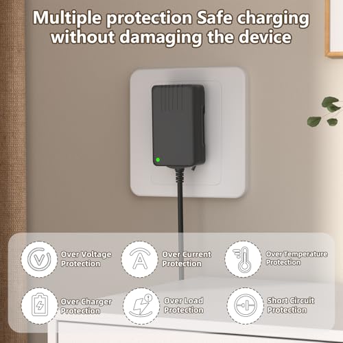 21V 1A Mini Chainsaw Lithium Battery Charger, Compatible with Aker/Saker/Seyvum/O-Conn Mini Chainsaw,Power Tools Lithium Battery Charger.US Plug.