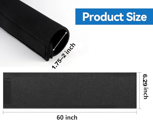 5Ft Neoprene Trolling Motor Cable Sleeve Compatible for Ultrex, Waterproof Marine Wire Protector, Wrap Around Cord Cover for Boat Outboard Engine Rigging & Steering Accessories
