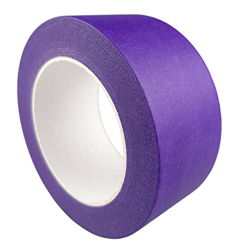 2 Inch Purple Wide Masking Tape, 2 Inch X 55 Yard - color: Purple, size: 2 Inch X 55 Yard