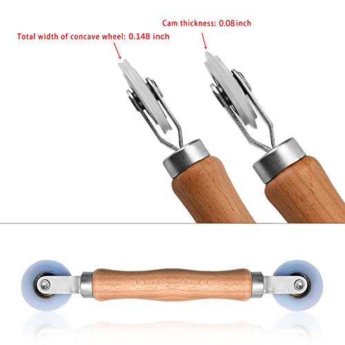 BAYTORY 3Pcs Screen Rolling Tool Kit for Installing Door Mesh Screens Window - style: Nylon