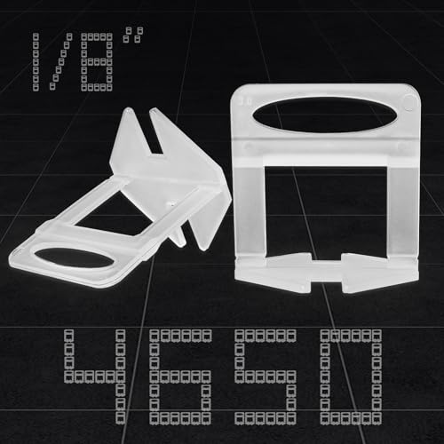 Storystore 4650pcs Tile Leveling System Clips 1/8 Inch Tile Spacers - size: 1/8 Inch 4650 Spacers