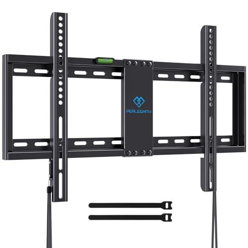 PERLESMITH Fixed TV Wall Mount for 32–82 inch TVs up to 132 lbs - size: 32-82" Fixed TV Wall Mount