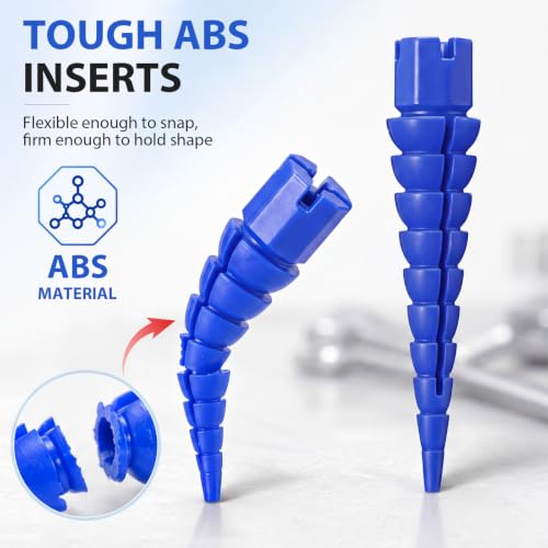 Bokon 30 Pcs Wood Anchor, Stripped Screw Hole Repair Kit,Blue - color: Blue