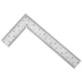 2×4 Inch Carpenter Square Tool Flat, Ymapinc Small Framing Square for Woodworking, Stainless Steel Metal L Ruler for Engineer, Carpenter Tools