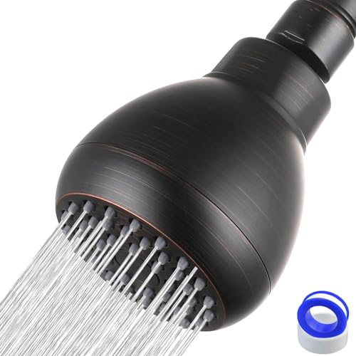 High Pressure Shower Head - Powerful Bathroom Pressure Boosting Showerhead - Perfect Universal Replacement for Rain Shower Heads(Oil Rubbed Bronze) - color: Oil Rubbed Bronze