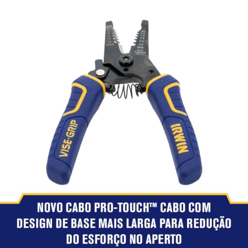 IRWIN VISE-GRIP Wire Stripping Tool/Wire Cutter, 6-Inch (2078316)