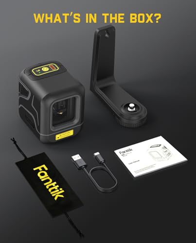 Fanttik D2 Pocket Green Laser Level for Picture Hanging and Home DIY