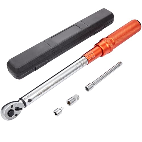 VEVOR Torque Wrench 3/8-inch Drive 10-80ft.lb/14-110n.m Click Torque Wrench - size: 3/8" 4 PCS